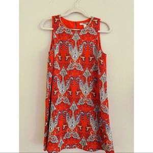 Forever 21 Contemporary Coral Shift Dress